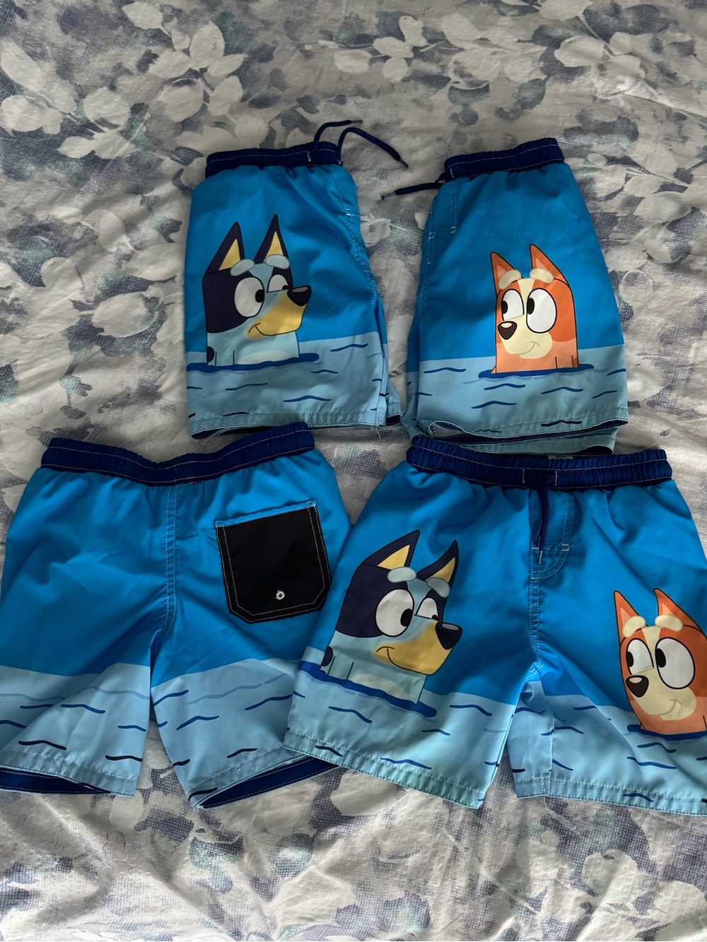 Boys Bluey Swim Trunks